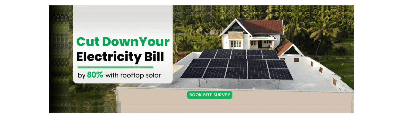 Residential on-grid solar with KSEB net metering banner